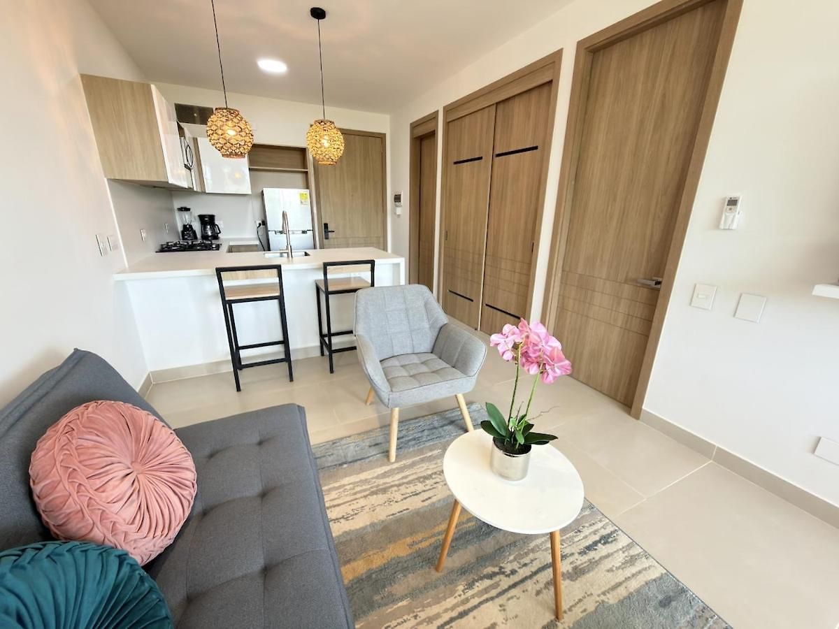 Apartamento En Baia Kristal Con Vista Al Bosque Cartagena