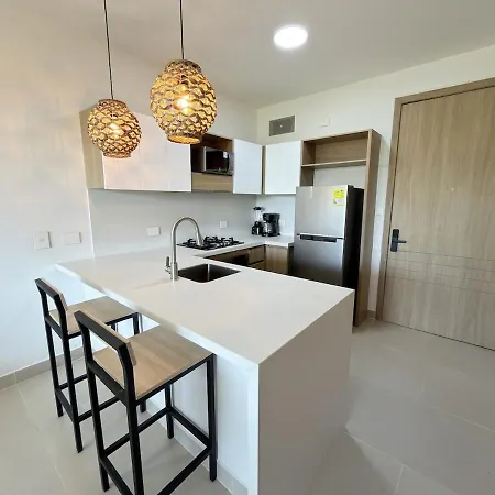 En Baia Kristal Con Vista Al Bosque Apartamento Cartagena